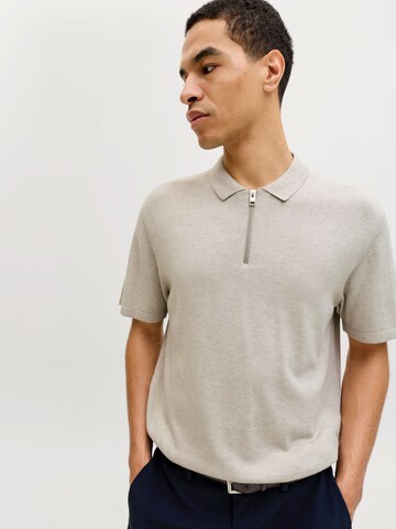 JACK & JONES Pulover 'JJEEmil' | bež barva