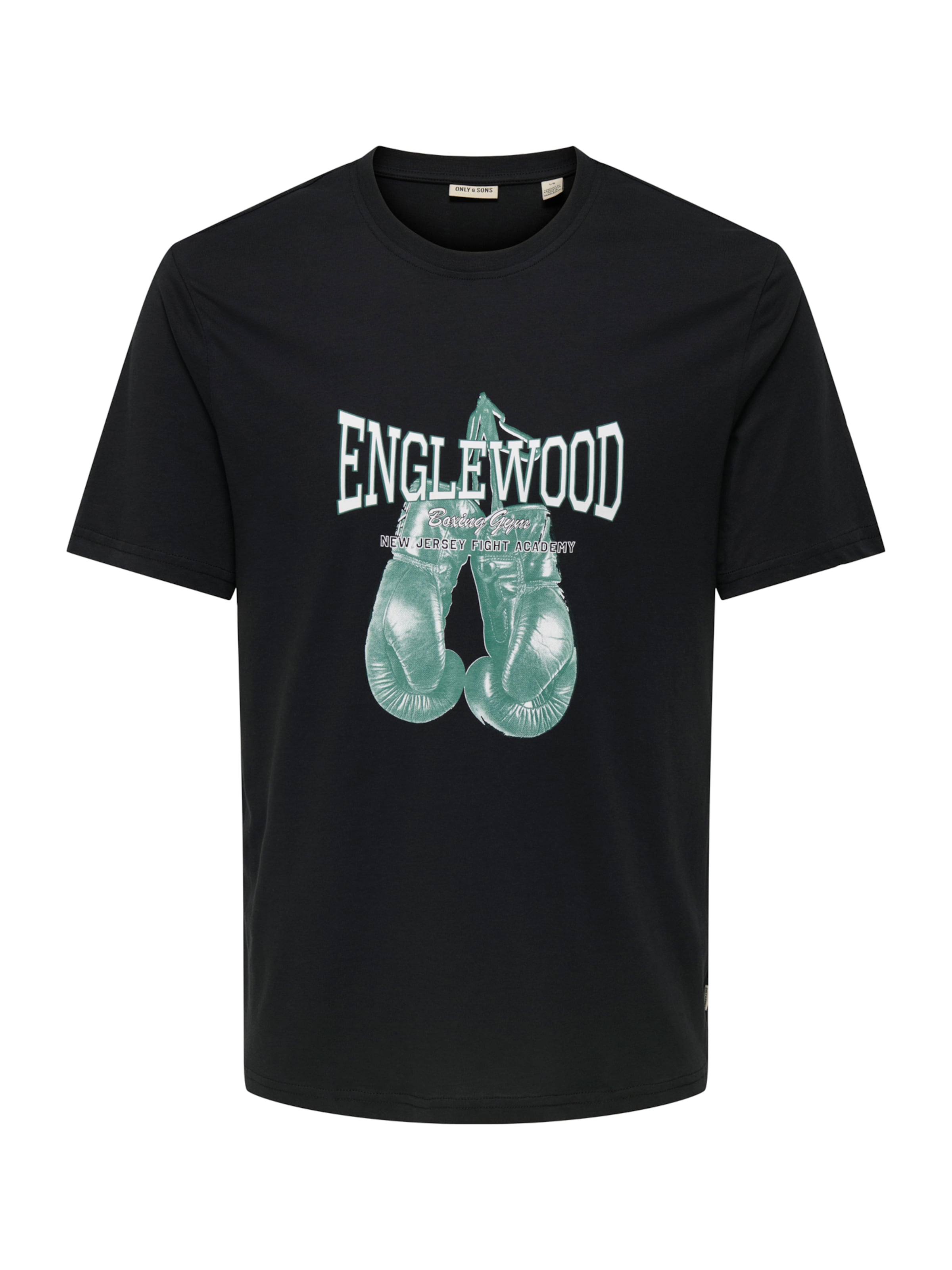 Only & Sons Paita 'ONSBRON' värissä musta: etupuoli