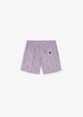 Scalpers Swimming shorts 'Skull Classic' in Purple