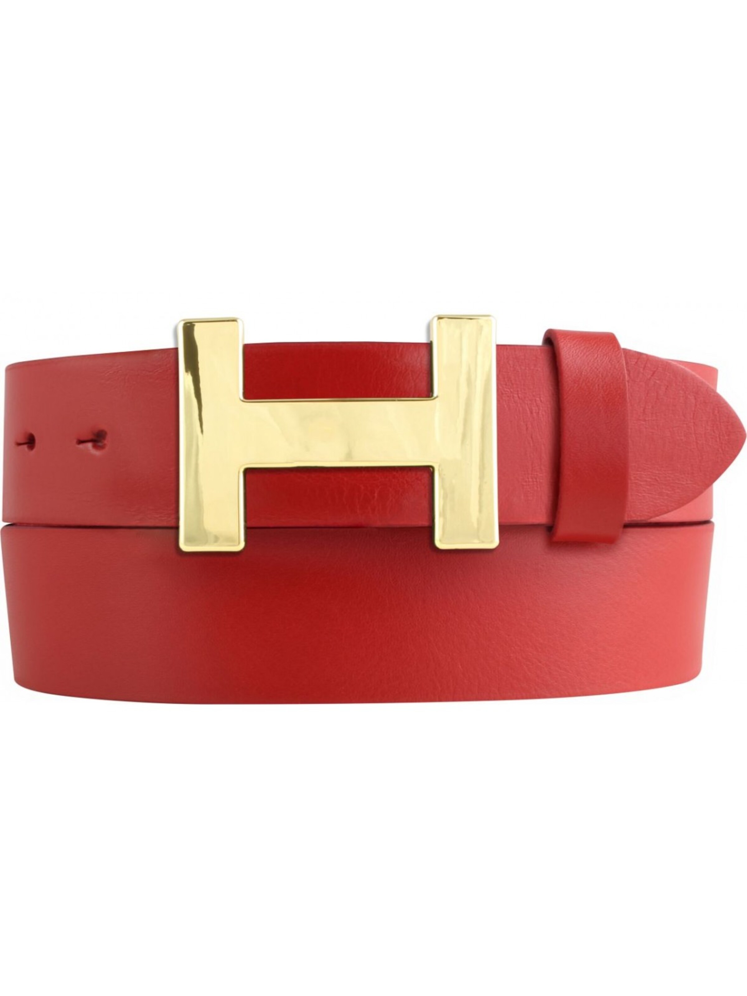 BELTINGER Gürtel 'Henry'‌‌‌‌ in Rot: Vorderseite