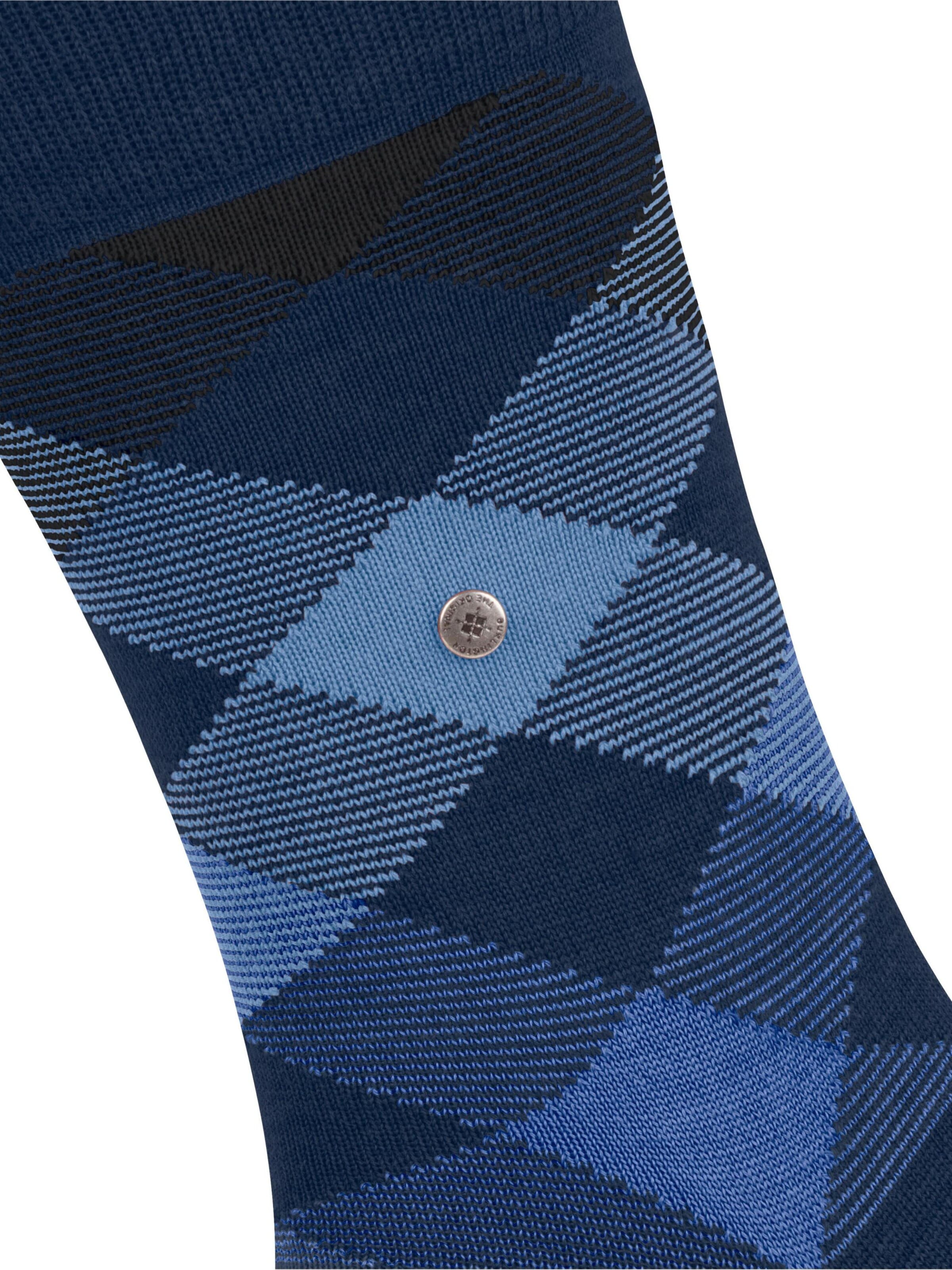 BURLINGTON Socken 'Newcastle'‌‌‌‌‌‌‌‌ in Blau: Vorderseite