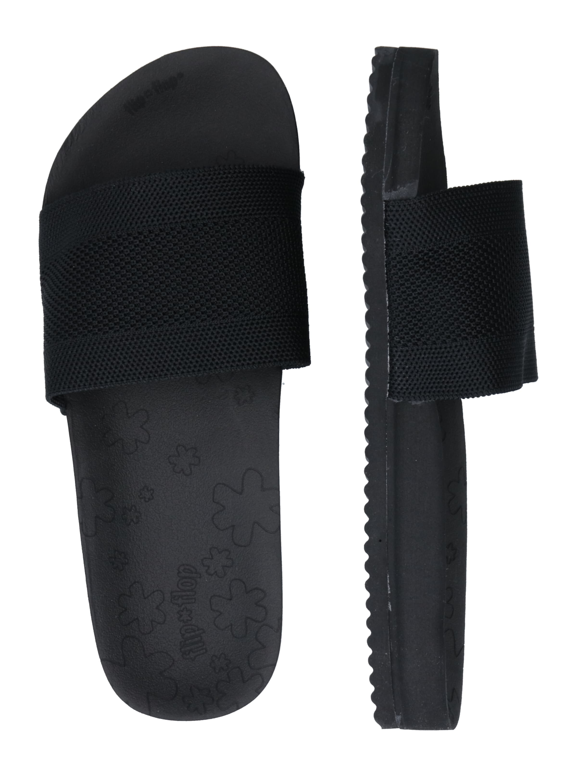 FLIP*FLOP Muiltjes 'Pool' in Zwart