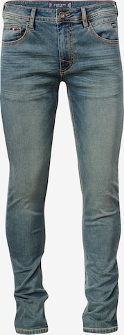 KOROSHI Slimfit Farkut värissä sininen: etupuoli