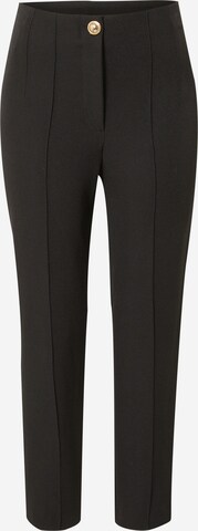 River Island Regular Trousers in Black: front
