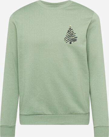 Sweat-shirt 'XMAS TREE' WESTMARK LONDON en vert : devant