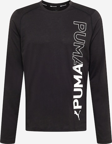 T-Shirt fonctionnel PUMA en noir : devant