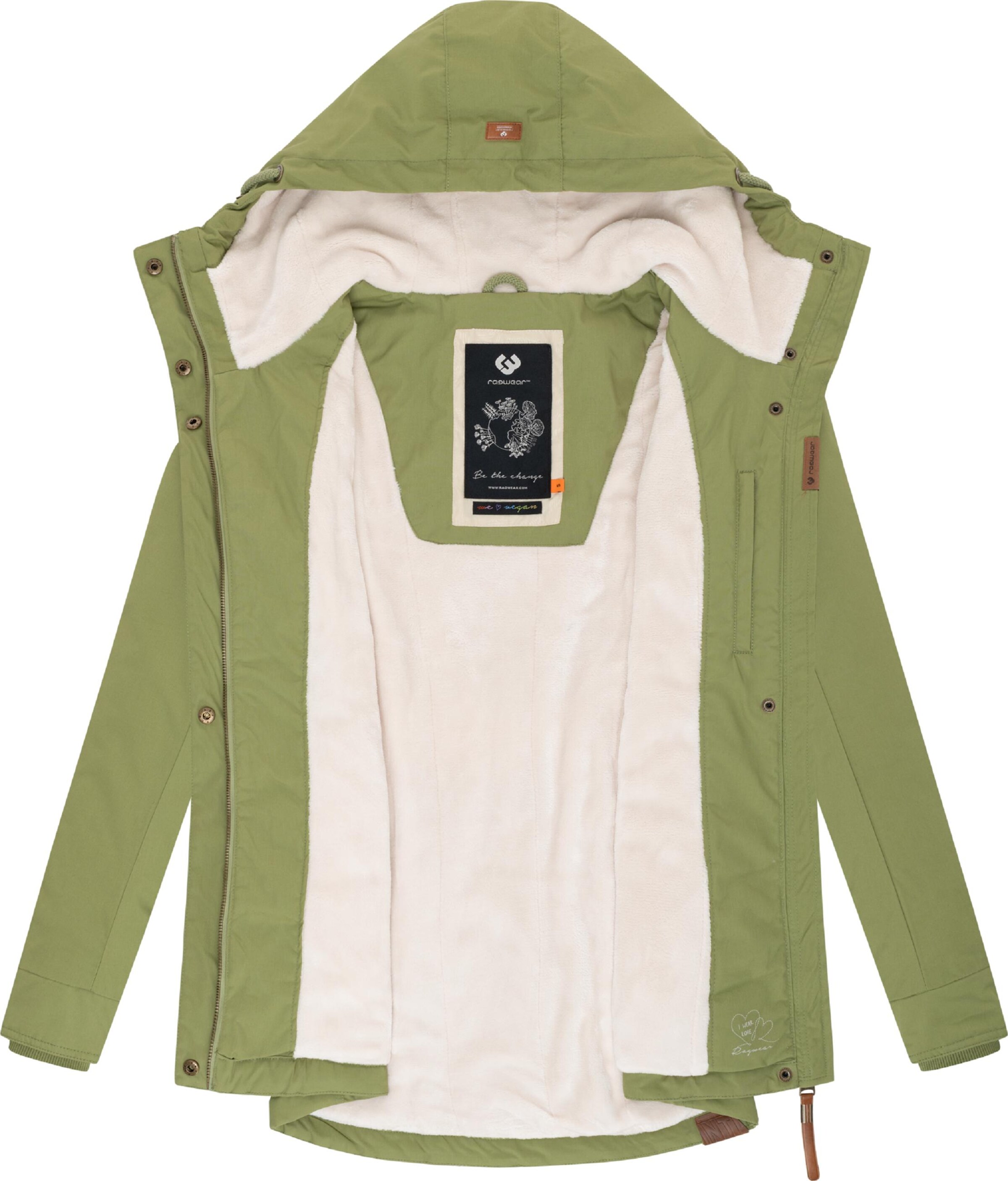 Ragwear Zimska jakna 'Monade' | zelena barva