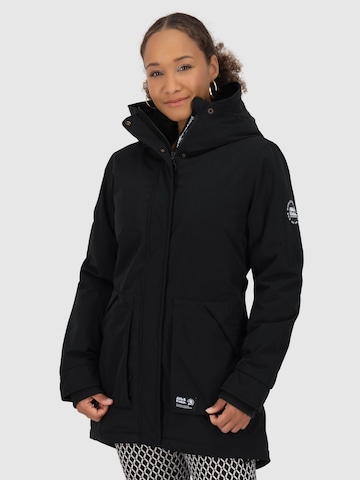 Parka invernale 'Flora' di Alife and Kickin in nero: frontale