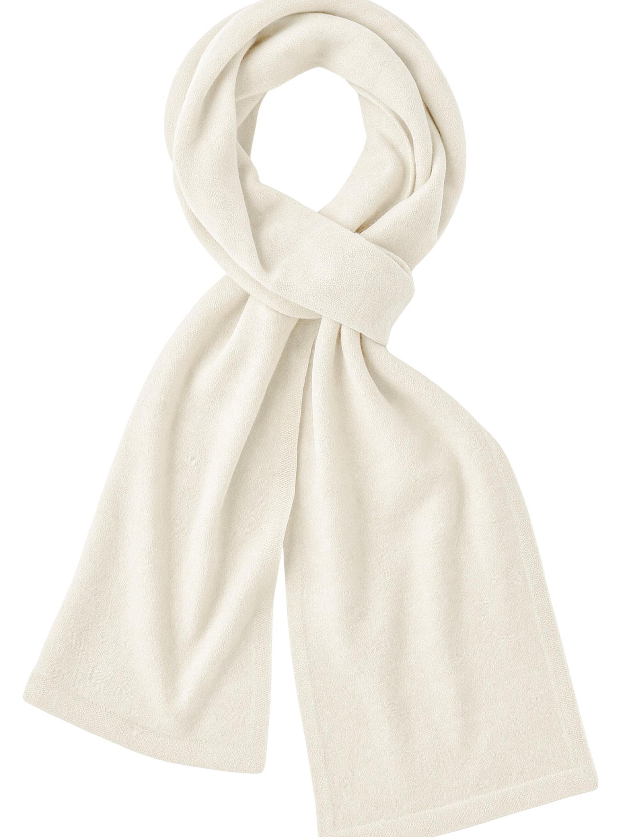COLLEZIONE ALESSANDRO Scarf 'Luxus' in Beige: front