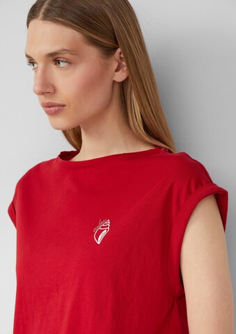 T-shirt s.Oliver en rouge