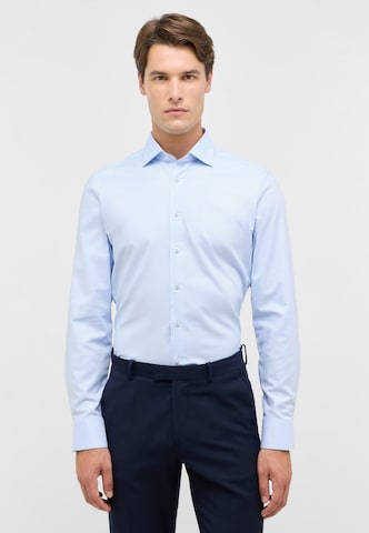 ETERNA Slim Fit Hemd in Blau: Vorderseite
