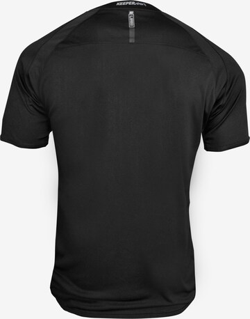 KEEPERsport T-Shirt in Schwarz