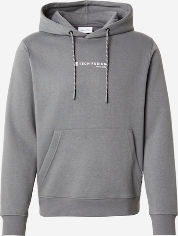 JACK & JONES - Sweatshirt 'JJSKI' em cinzento: frente