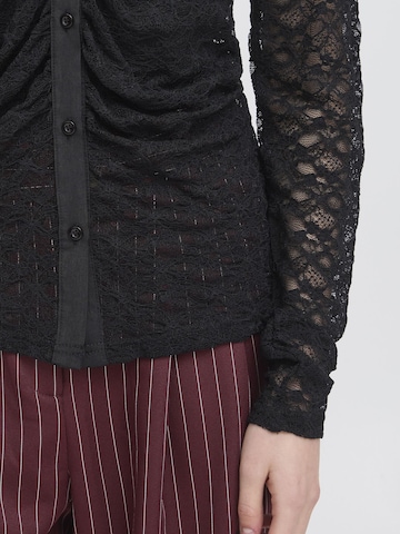 ICHI - Blusa ' IXLACEY ' en negro