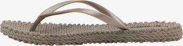 ILSE JACOBSEN T-Bar Sandals 'CHEERFUL02' in Grey: front