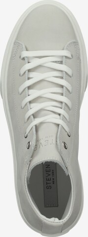 Steven New York High-Top Sneakers in White