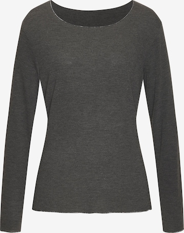 LASCANA Shirt in Grau: Vorderseite
