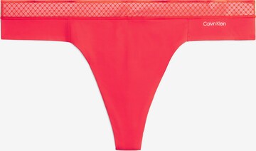 Calvin Klein Underwear Thong in Red: front