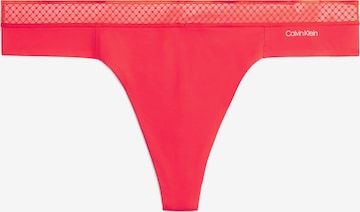 String Calvin Klein Underwear en rouge : devant