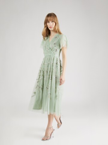 Frock and Frill Dress in Green