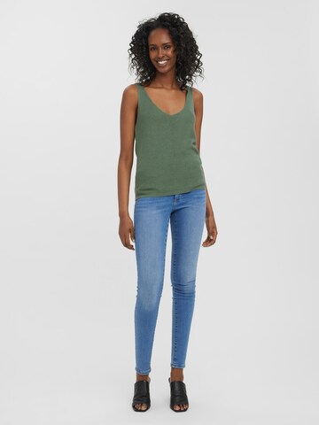 VERO MODA - Top de malha em verde