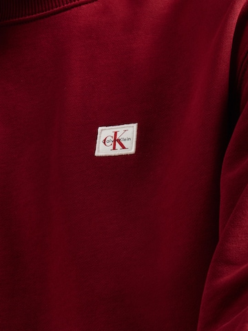 Calvin Klein Jeans Sweatshirt in Red