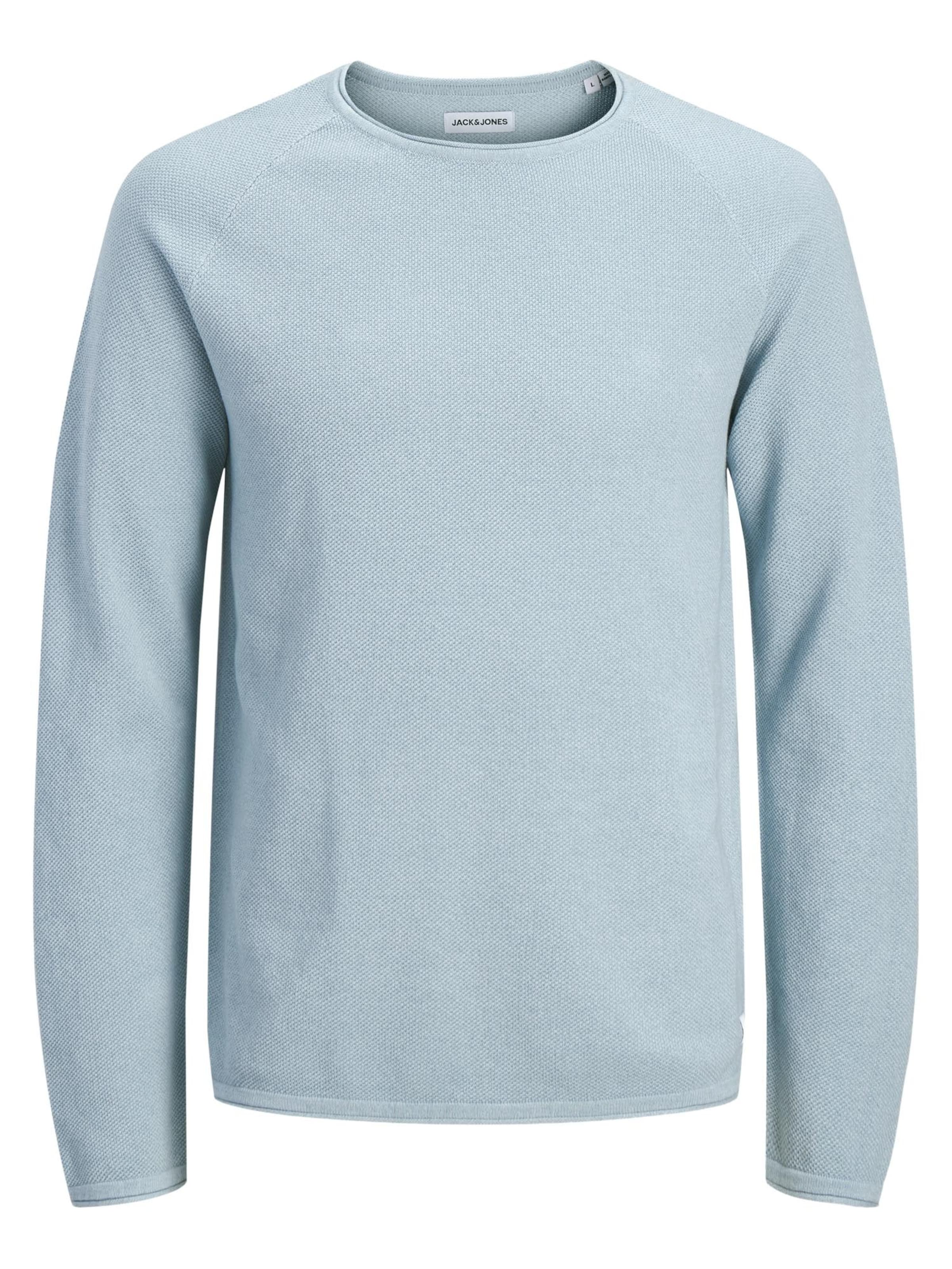 Pullover 'Hill' JACK & JONES di colore blu chiaro, Visualizzazione prodotti