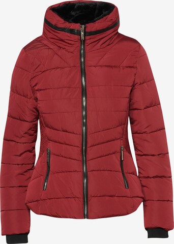 Parka d’hiver KOROSHI en rouge : devant