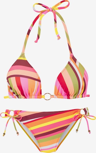 Bikinis iš Bruno Banani, spalva – geltonosios citrinos spalva / oranžinė / koralų splava / rožinė, Prekių apžvalga