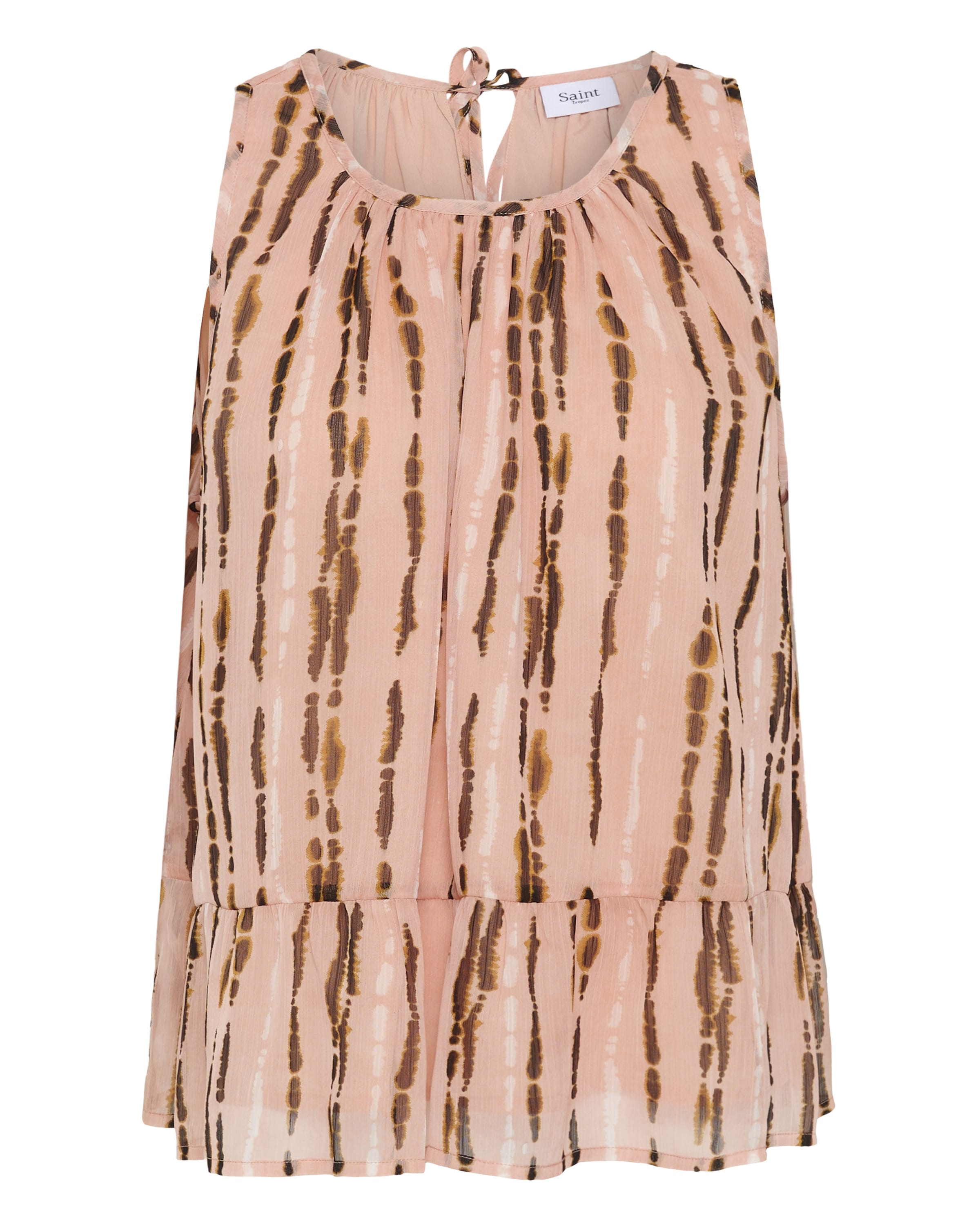 SAINT TROPEZ - Blusa 'RavenaSZ' em laranja: frente
