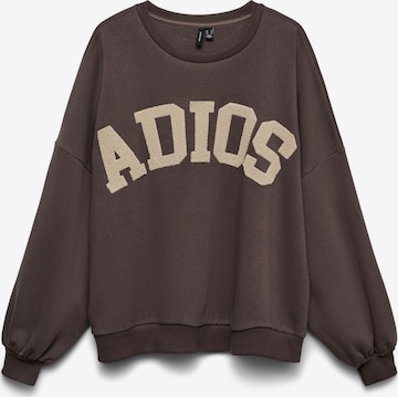 VERO MODA Sweatshirt 'VMCiao Bella' in Bruin: voorkant