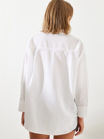 Bianco Lucci Bluse in Weiß