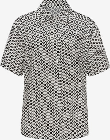 LASCANA - Camiseta para dormir en negro: frente