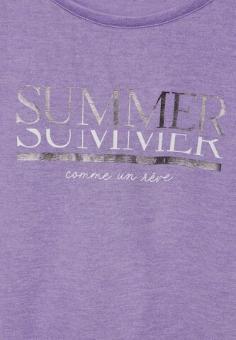 T-shirt STREET ONE en violet