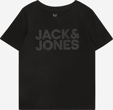 juoda JACK & JONES Marškinėliai 'JJECORP': priekis