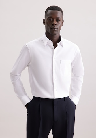 Coupe regular Chemise business SEIDENSTICKER en blanc : devant