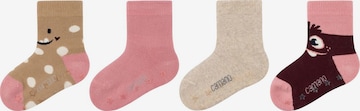 camano Socken in Beige: Vorderseite