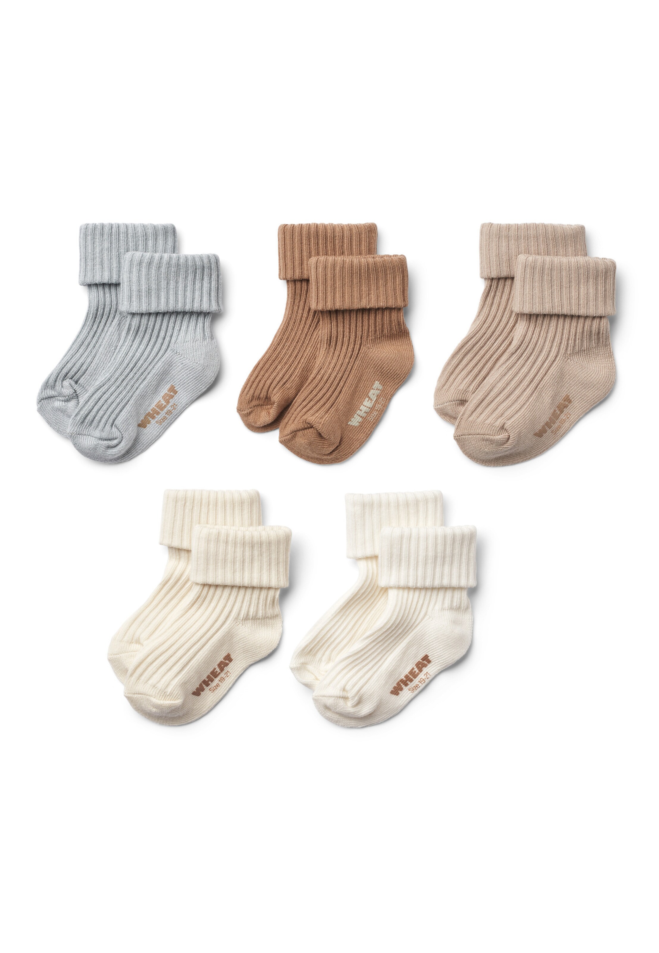 Chaussettes 'Evig' Julie Julsen en beige : devant