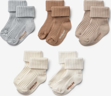 Chaussettes 'Evig' Julie Julsen en beige : devant