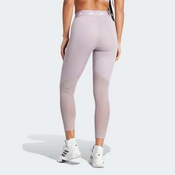 ADIDAS PERFORMANCE Skinny Sporthose in Lila