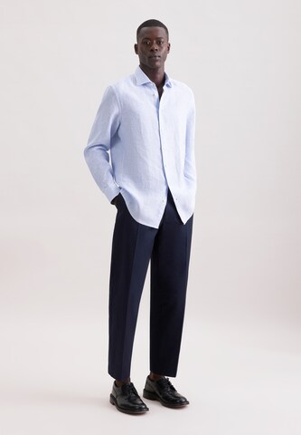 SEIDENSTICKER Comfort Fit Hemd in Blau