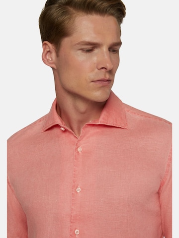 Boggi Milano Regular fit Button Up Shirt in Orange