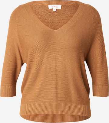 Pull-over s.Oliver en marron : devant