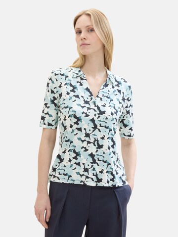 TOM TAILOR Bluse in Blau