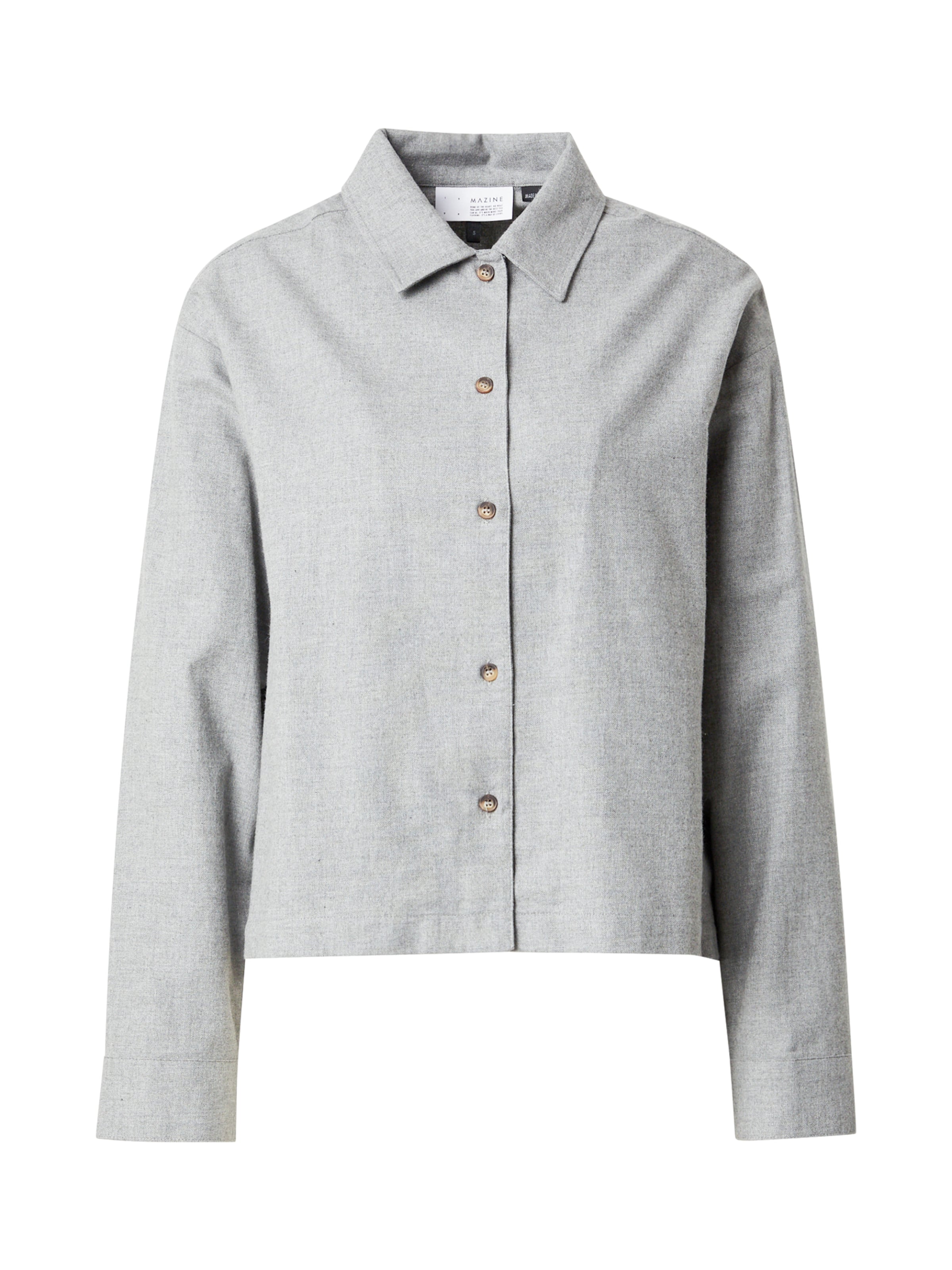 mazine Μπλούζα 'Lupi' σε γκρι: μπροστά