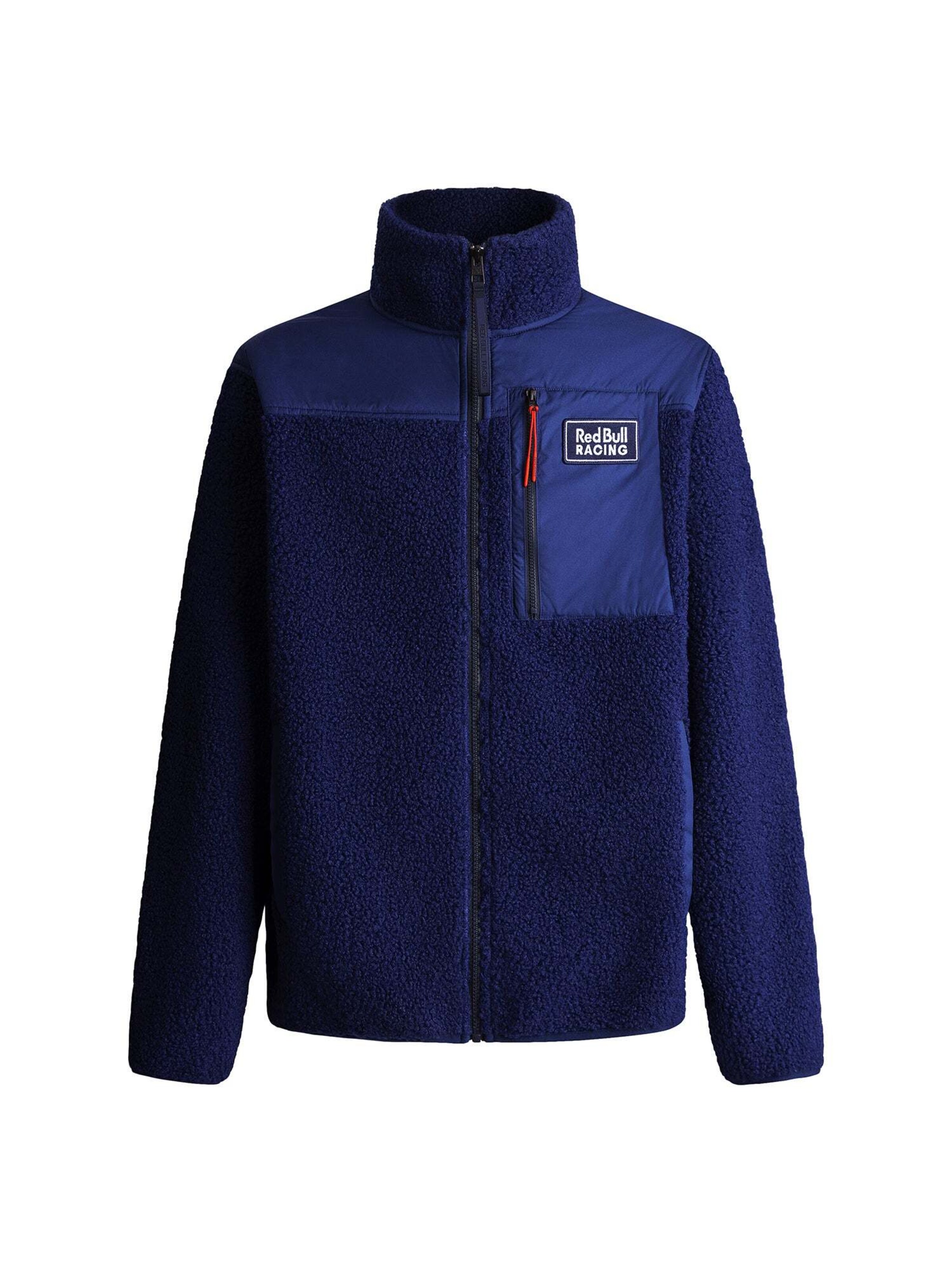 Giacca di mezza stagione 'Sherpa' di Red Bull Racing x Pepe Jeans in blu: frontale