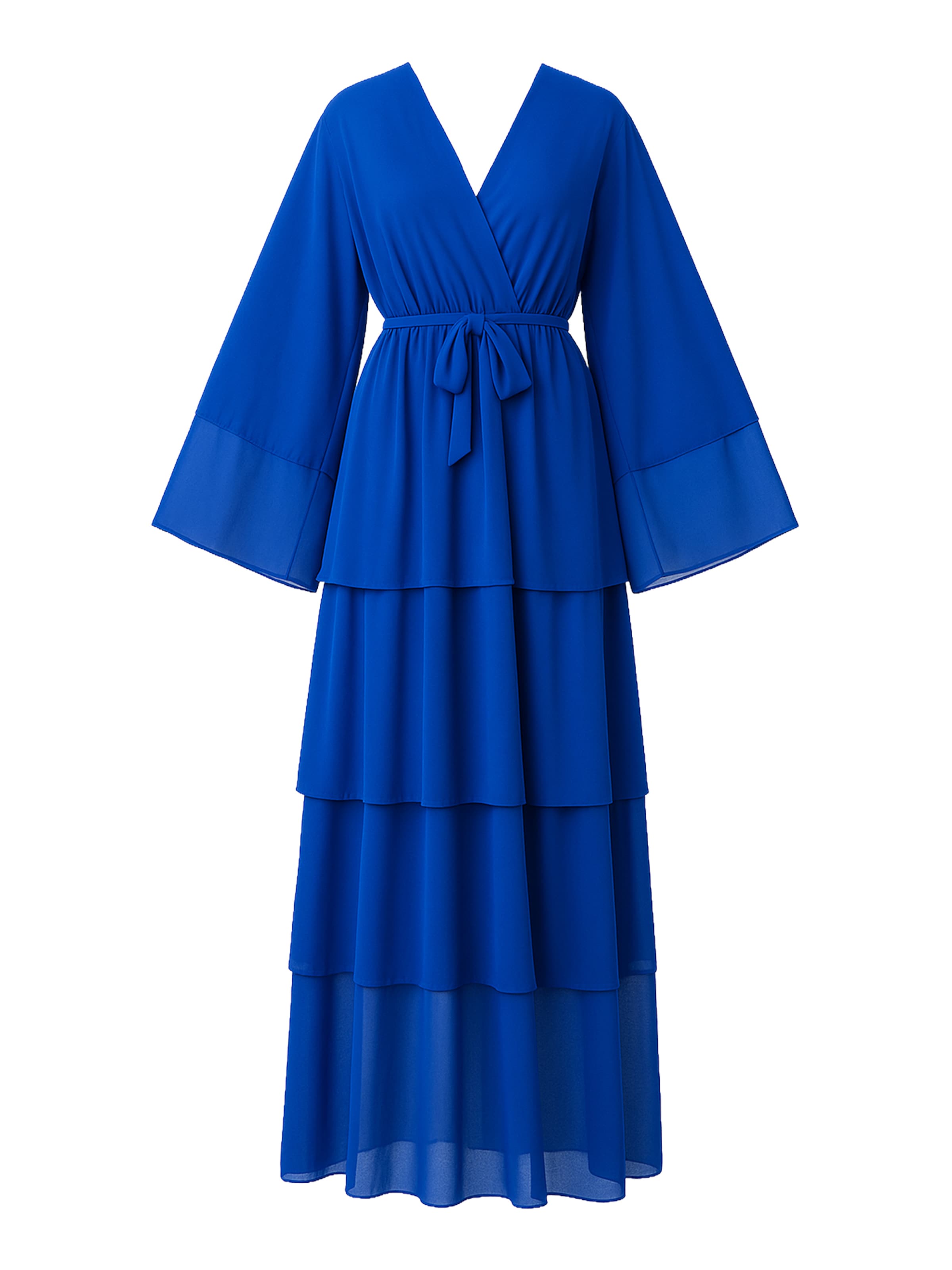 Robe Elara en bleu : devant