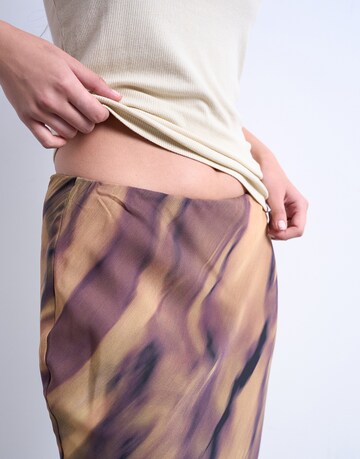 TOPSHOP Юбка 'EA' в Коричневый