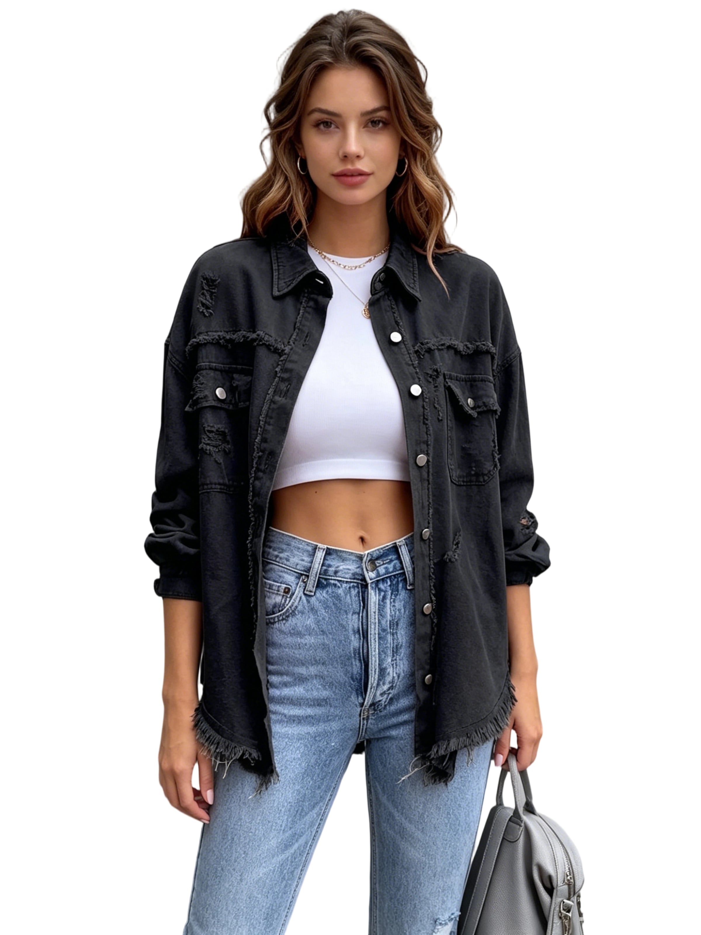 Yesfashion Between-Season Jacket in Black