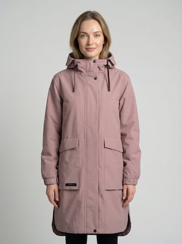 ICEPEAK Outdoormantel in Lila: Vorderseite